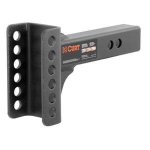 Curt Replacement 2" Adjustable Channel Mount Shank (Fits #45901, 6,000 lbs.) - 45911