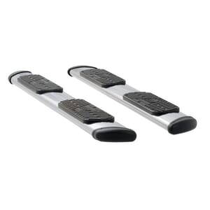 Regal 7 Polish Stainless 88" Oval Steps, XD Brackets, Select Ford F-Series Crew