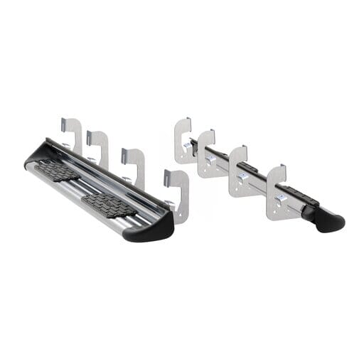 LUVERNE - Polished Stainless Steel Side Entry Steps, Select Silverado, Sierra Crew Cab - 480743-581443