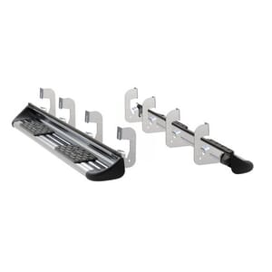 LUVERNE - Polished Stainless Steel Side Entry Steps, Select Silverado, Sierra Crew Cab - 480743-581443