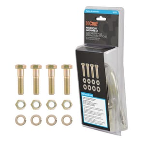 Curt Pintle Mount Hardware Kit (1/2", Grade 8, Yellow Zinc) - 48333