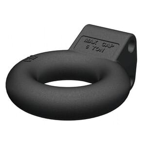 Curt Channel-Style Lunette Ring (12,000 lbs., 3" I.D., Black) - 48601