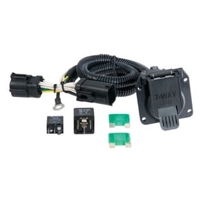 Curt Custom Wiring Harness, 7-Way RV Blade Output, Select Ford F-150, Heritage, F-250 - 55242