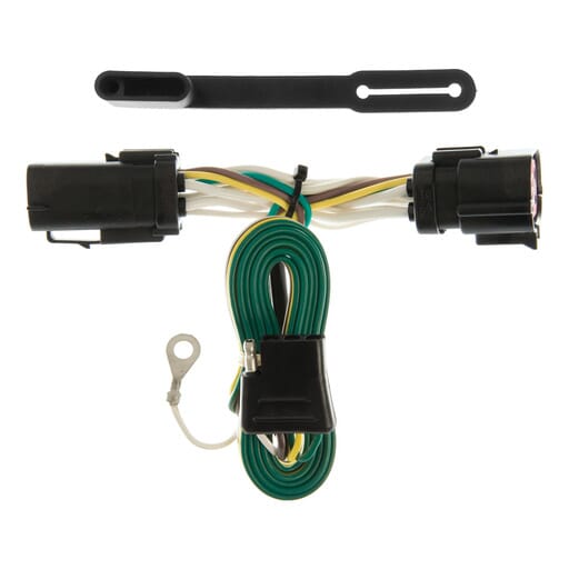 Curt Custom Wiring Harness, 4-Way Flat Output, Select Ford F-150, F-250 - 55256