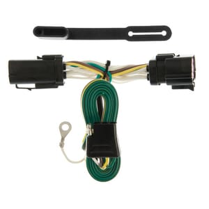 Curt Custom Wiring Harness, 4-Way Flat Output, Select Ford F-150, F-250 - 55256