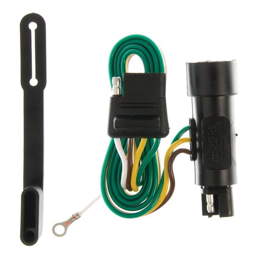 Curt Custom Wiring Harness, 4-Way Flat Output, Select Ford F-150, F-250, F-350 - 55301