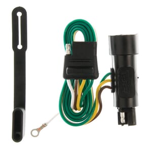 Curt Custom Wiring Harness, 4-Way Flat Output, Select Ford F-150, F-250, F-350 - 55301