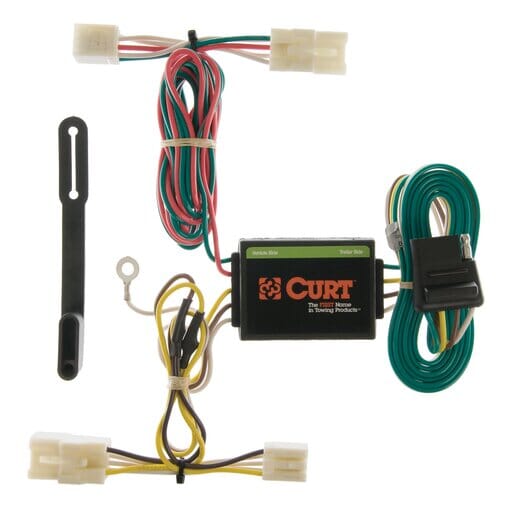 Curt Custom Wiring, 4-Flat, Select Hyundai Santa Fe SUV, Elantra Touring, Kia Rio5 - 55310