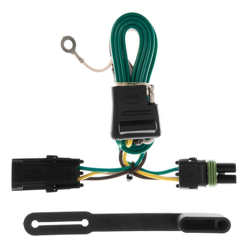 Curt Custom Wiring, 4-Flat, Select S10, S15, C/K, Suburban, Syclone, Isuzu Hombre - 55312