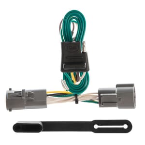 Curt Custom Wiring Harness, 4-Way Flat Output, Select Ford F-150, F-250, HD, F-350 - 55316