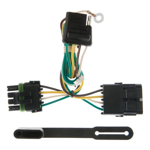 Curt Custom Wiring, 4-Way Flat, Select C/K Suburban, Blazer, Tahoe, Yukon, Escalade - 55319