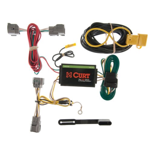 Curt Custom Wiring Harness, 4-Way Flat Output, Select Jeep Grand Cherokee - 55349