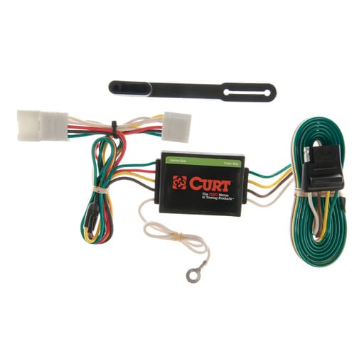 Curt Custom Wiring Harness, 4-Way Flat Output, Select Jeep Cherokee, Including Sport - 55354