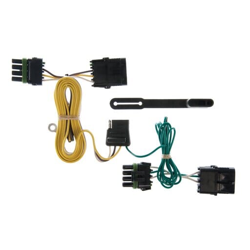 Curt Custom Wiring Harness, 4-Way Flat Output, Select Jeep Wrangler TJ - 55356
