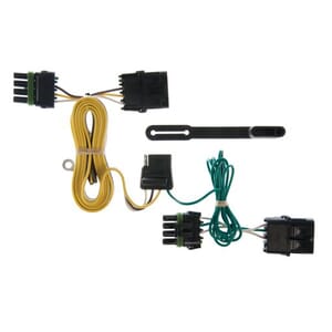 Curt Custom Wiring Harness, 4-Way Flat Output, Select Jeep Wrangler TJ - 55356