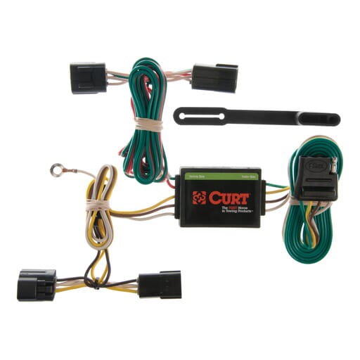 Curt Custom Wiring, 4-Way Flat, Select Honda Passport, Isuzu Rodeo, Sport, Amigo - 55360