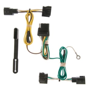 Curt Custom Wiring Harness, 4-Way Flat Output, Select Jeep Wrangler TJ - 55363