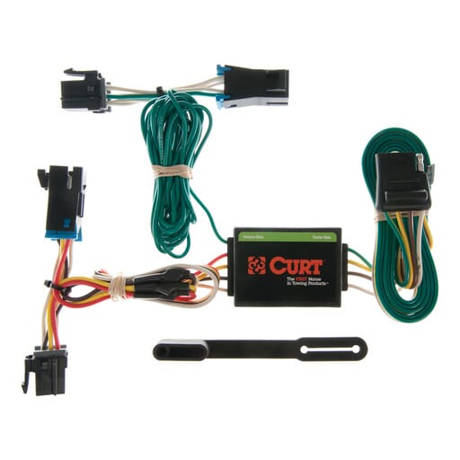 Curt Custom Wiring, 4-Way Flat, Select Chevrolet Express, GMC Savana 1500, 2500, 3500 - 55377