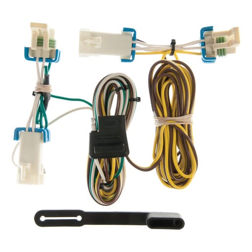 Curt Custom Wiring Harness, 4-Way Flat Output, Select Buick Rendezvous, Pontiac Aztek - 55383
