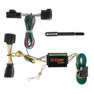Curt Custom Wiring, 4-Way Flat, Select Jeep Commander, Except Rocky Mountain Edition - 55414