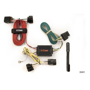 Curt Custom Wiring Harness, 4-Way Flat Output, Select Jeep Grand Cherokee - 55451