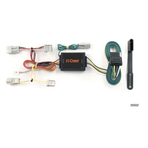 Curt Custom Wiring Harness, 4-Way Flat Output, Select Honda Accord, Acura TSX - 55502