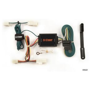 Curt Custom Wiring Harness, 4-Way Flat Output, Select Toyota Matrix, Echo - 55522