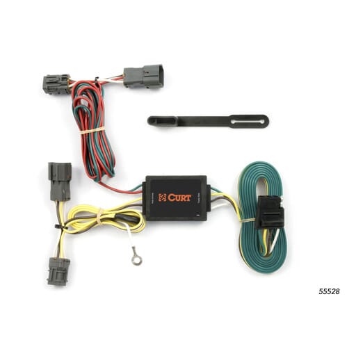 Curt Custom Wiring Harness, 4-Way Flat Output, Select Hyundai Tucson - 55528
