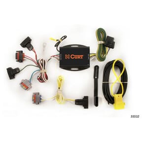 Curt Custom Wiring Harness, 4-Way Flat Output, Select Chrysler PT Cruiser - 55532