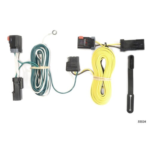 Curt Custom Wiring, 4-Way Flat Output, Select Chrysler 300, Dodge Charger, Challenger - 55534