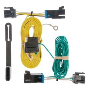 Curt Custom Wiring, 4-Flat, Select Chevy Express, GMC Savana 1500, 2500, 3500, 4500 - 55540
