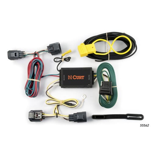 Curt Custom Wiring Harness, 4-Way Flat Output, Select Dodge Magnum - 55562
