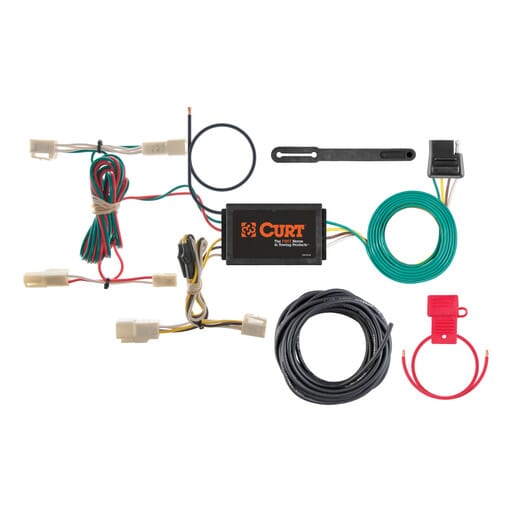 Curt Custom Wiring Harness, 4-Way Flat Output, Select Lexus RX330, RX350 - 55563