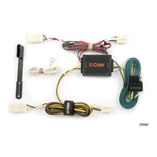 Curt Custom Wiring Harness, 4-Way Flat Output, Select Toyota Sienna - 55580
