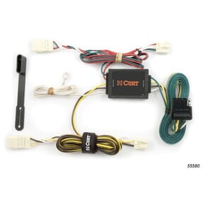 Curt Custom Wiring Harness, 4-Way Flat Output, Select Toyota Sienna - 55580