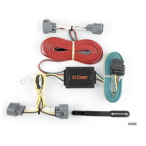 Curt Custom Wiring Harness, 4-Way Flat Output, Select Honda Ridgeline - 55585