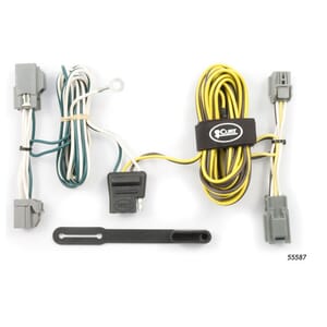 Curt Custom Wiring Harness, 4-Way Flat Output, Select Ford Freestyle, Five Hundred - 55587