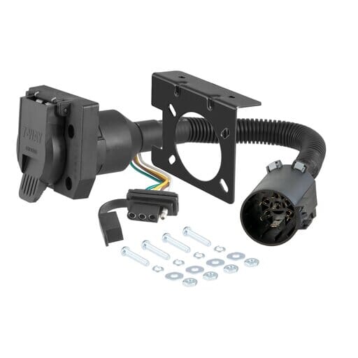 Curt Dual-Output 7 & 4-Way Connector (Plugs into USCAR) - 55774