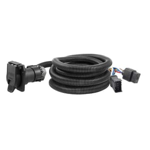 Curt 10' Custom Wiring Extension Harness (Adds 7-Way RV Blade to Truck Bed) - 56001