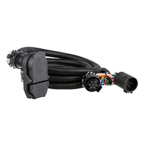 Curt 7' Custom Wiring Extension Harness (Adds 4-Way, 7-Way RV Blade to Truck Bed) - 56003