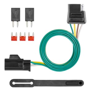 Curt Custom Wiring Connector, 4-Way Flat Output, Select Equinox, XL-7, Torrent - 56012