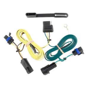 Curt Custom Wiring Harness, 4-Way Flat Output, Select Chevrolet Malibu, Pontiac G6 - 56013