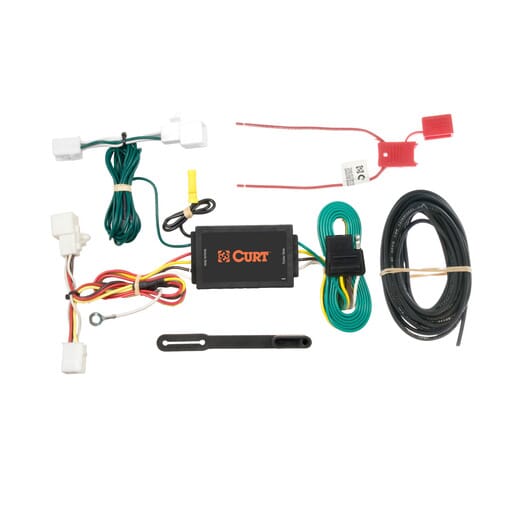 Curt Custom Wiring Harness, 4-Way Flat Output, Select Mazda 2 Hatchback, 5, CX-9 - 56016
