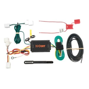 Curt Custom Wiring Harness, 4-Way Flat Output, Select Mazda 2 Hatchback, 5, CX-9 - 56016