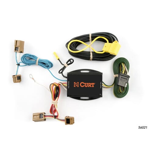 Curt Custom Wiring Harness, 4-Way Flat Output, Select Nissan Versa - 56021