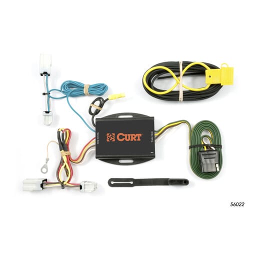 Curt Custom Wiring Harness, 4-Way Flat Output, Select Nissan Altima, Maxima, Sentra - 56022