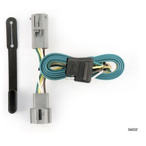 Curt Custom Wiring Harness, 4-Way Flat Output, Select Ford F-250, F-350 Super Duty - 56032