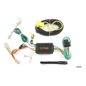 Curt Custom Wiring, 4-Way Flat, Select Toyota Matrix, Pontiac Vibe, Scion xB - 56035