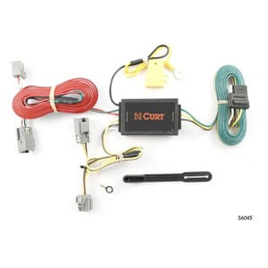 Curt Custom Wiring Harness, 4-Way Flat Output, Select Volvo XC90 - 56045