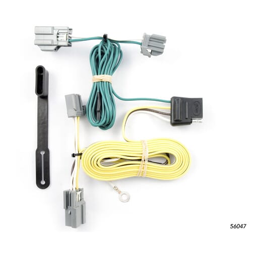 Curt Custom Wiring, 4-Way Flat Output, Select Buick Lucerne, Ford Fiesta Sedan - 56047